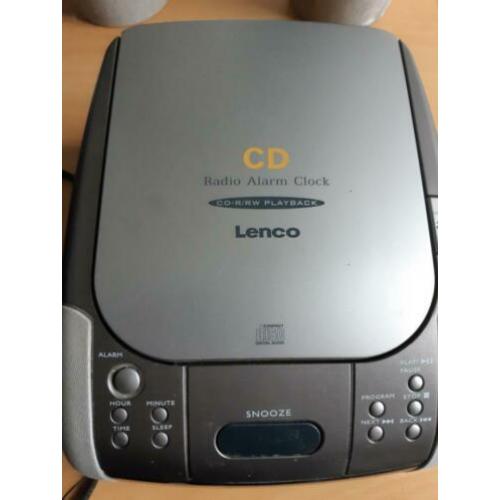 Lenco wekkerradio met CD functie