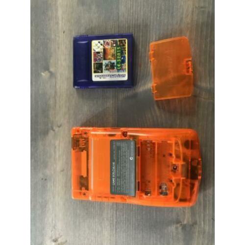 Gameboy Color Oranje Pokémon editie met spellen