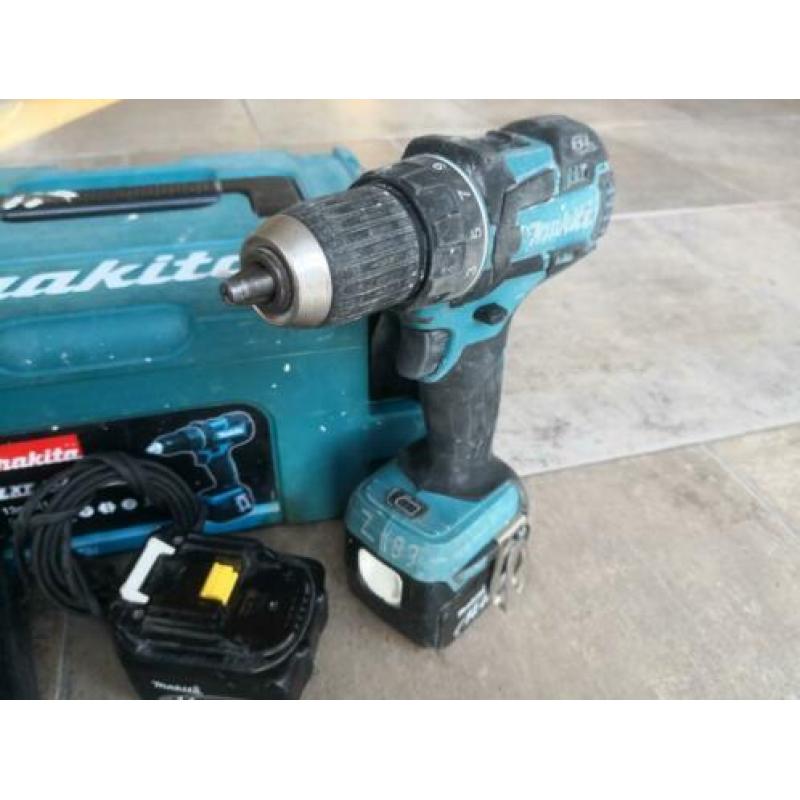 Makita DDF470 accu boormachine set 14.4v 3ah - brushless.