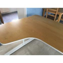BEKANT Ikea hoekbureau links 160x110 cm