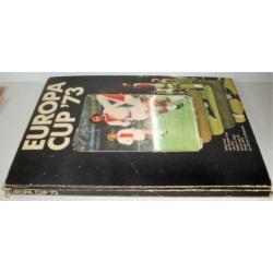 Europa Cup '73 Boek met de geschiedenis van 1955 tot 1973