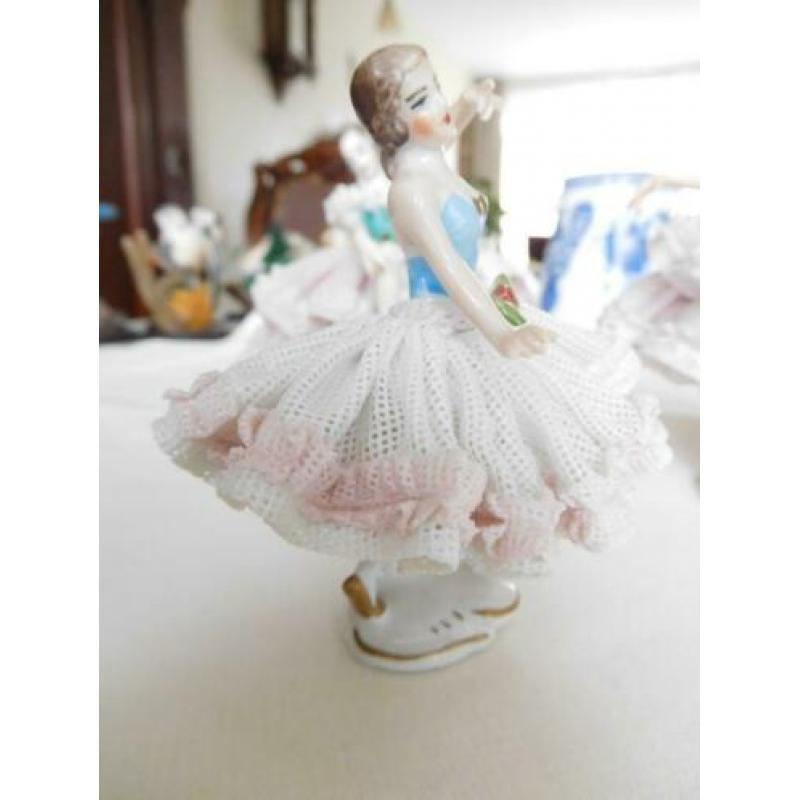 Dresden ballerina beeldje