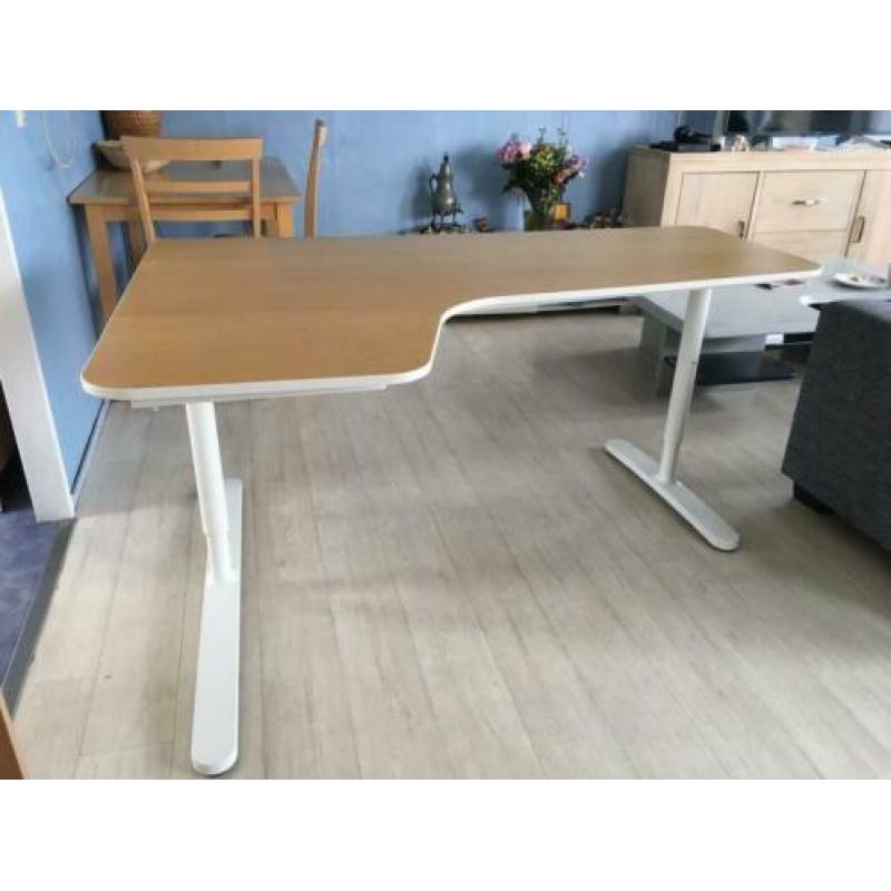 BEKANT Ikea hoekbureau links 160x110 cm