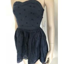 Superdry blauw jurk maat XS