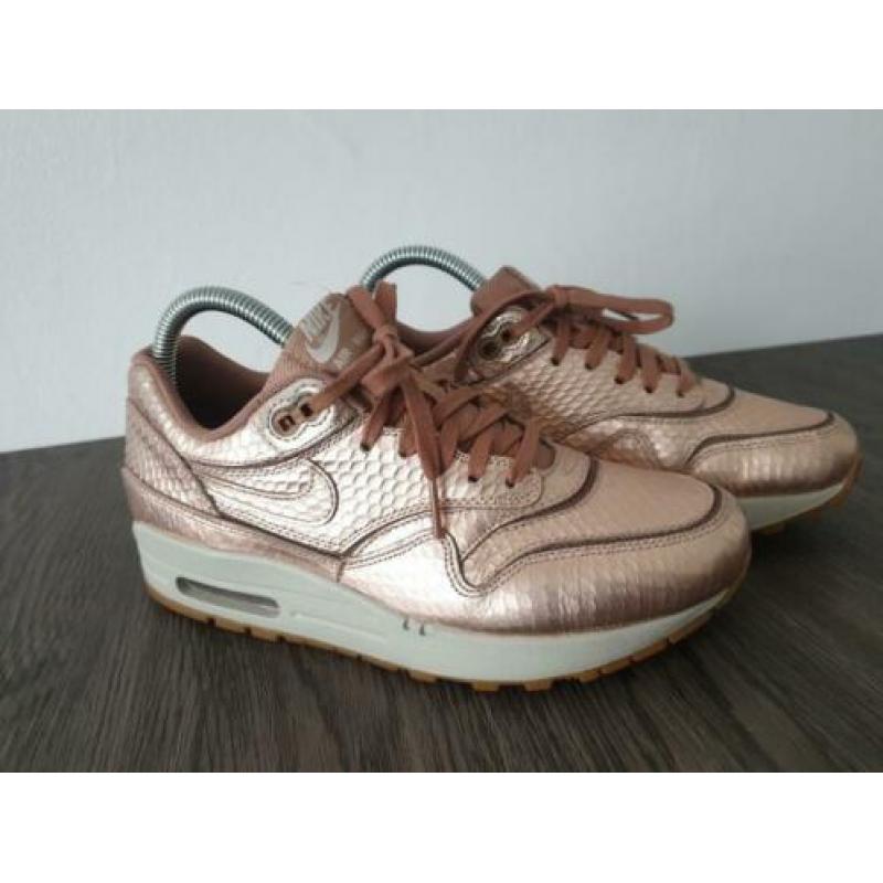 Nike Air Max 1 Bronze Snake Cut Out 37.5