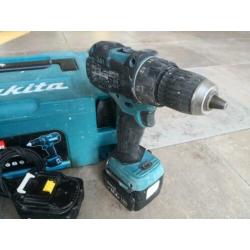 Makita DDF470 accu boormachine set 14.4v 3ah - brushless.