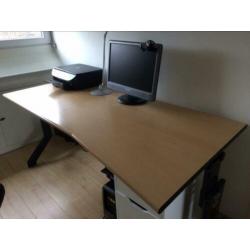 Kembo bureau, l 180 x 80/90x 81 (verstelbaar)