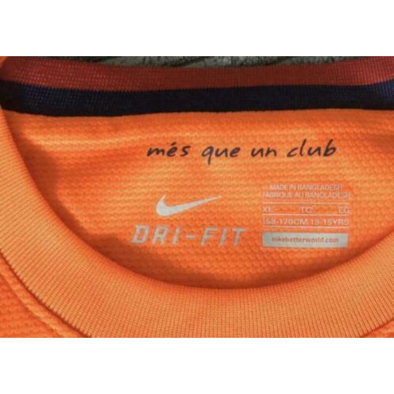Fc Barcelona en Ajax T-shirt maat M