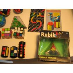 Set Rubik Puzzels Kubus, ,Bollen, Triamid, Toren etc