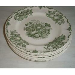 Zes Gebaksbordjes Mason"s Fruit basket
