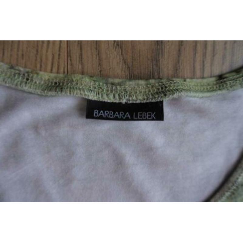 barbara lebek shirt 50 bruin groen tinten nieuw