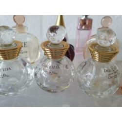 Lege miniatuur Dior 10 x