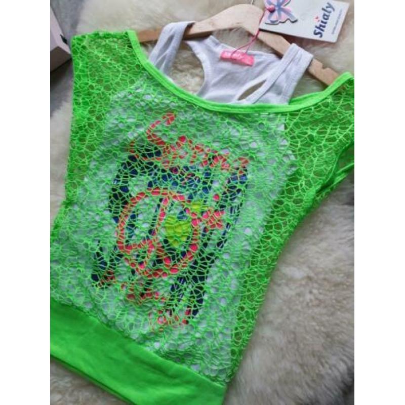 Maat 110/116 NIEUW Meisjes Zomer Top SHIALY