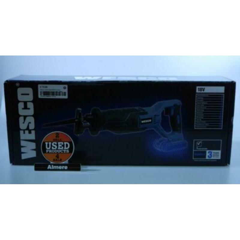 Wesco reciprozaag WS2976.9 Bare Tool