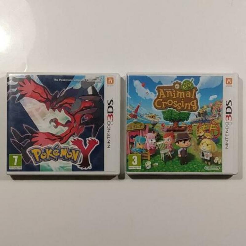Animal Crossing + Pokémon Y (3DS spellen)