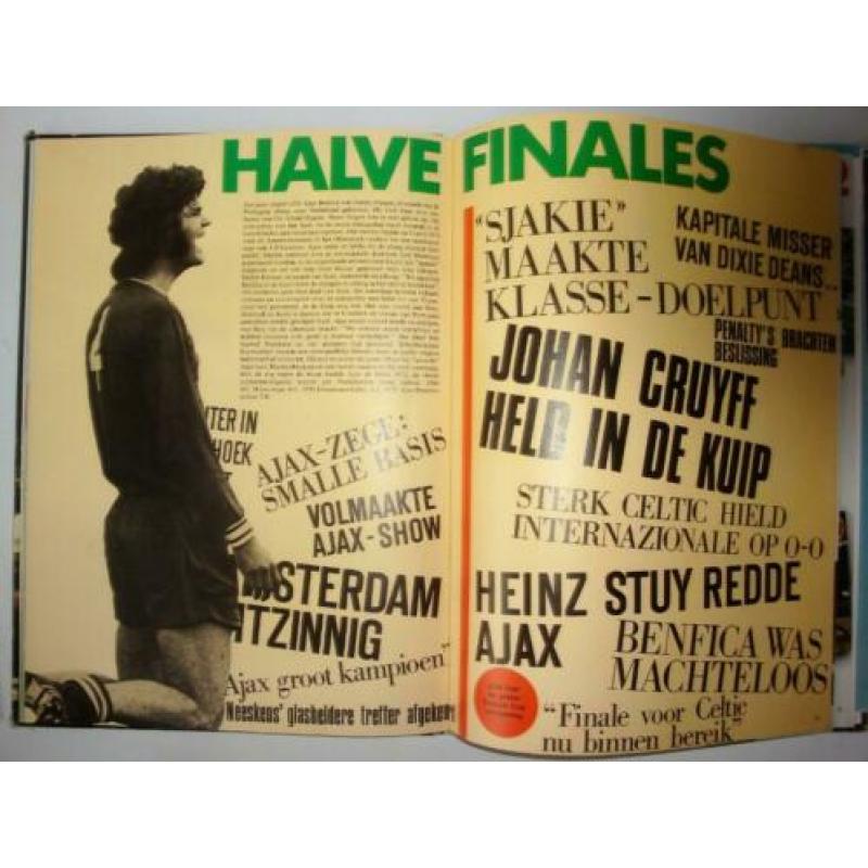 Europa Cup '73 Boek met de geschiedenis van 1955 tot 1973