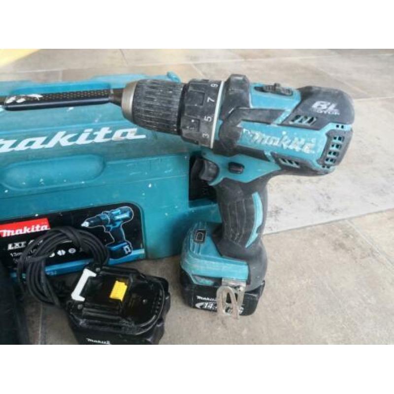 Makita DDF470 accu boormachine set 14.4v 3ah - brushless.
