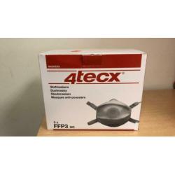 4tecx FFP3 stofmaskers mondkapje EN-149. 5 stuks