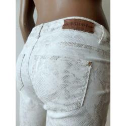 Supertrash off white snake dierenprint maat 26 stretch