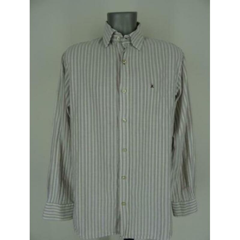 SALE !! GAASTRA maat L, grijs streep overhemd.