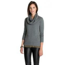 Zwarte Esprit trui pullover met mooie sjaalkraag maat S