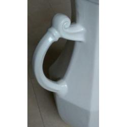 Grote vintage West Germany vaas Bay 691 40. Wit, Hoogte 40cm
