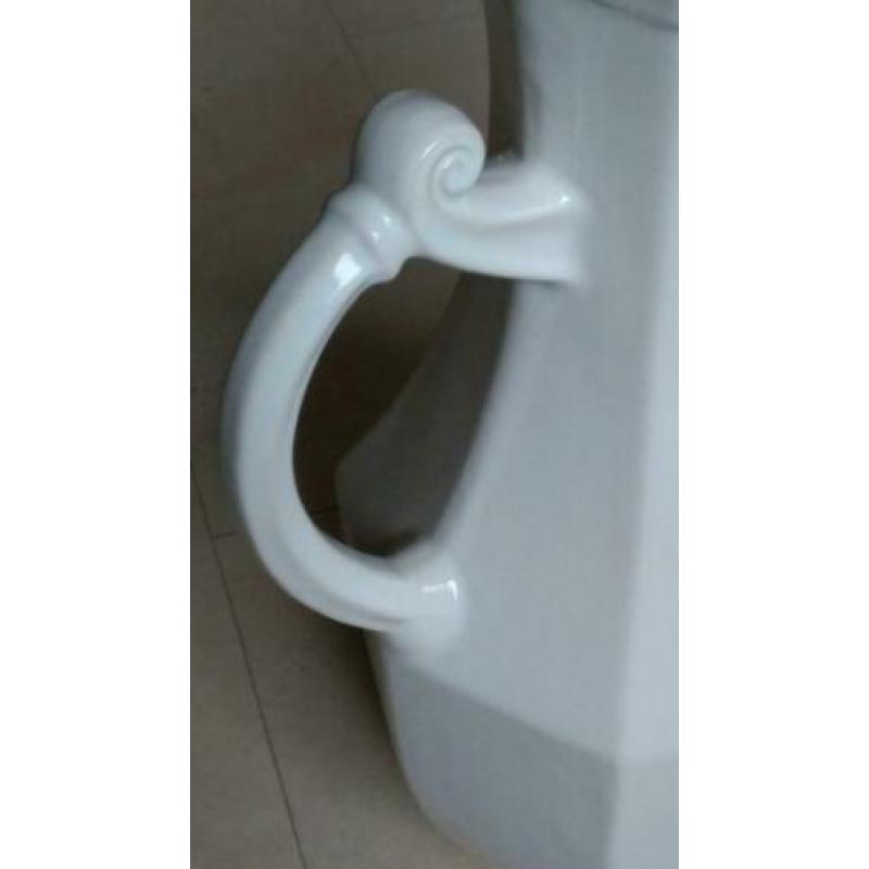 Grote vintage West Germany vaas Bay 691 40. Wit, Hoogte 40cm