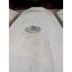 Opsluitband Stootband afscheiding 100x30x15 met reflector