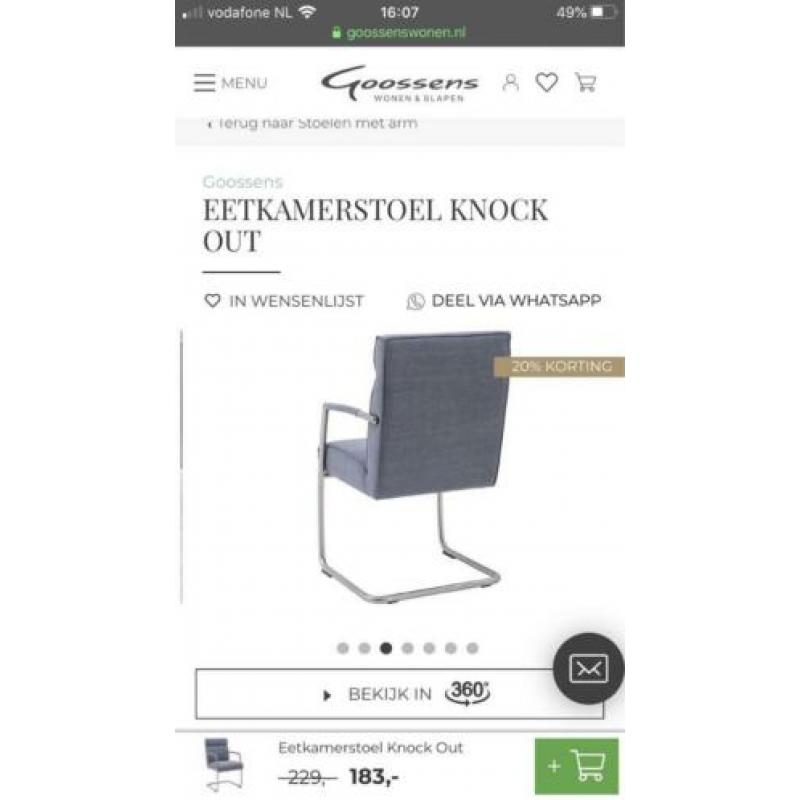 Eetkamerstoelen