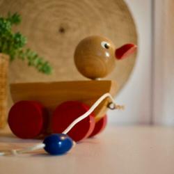 Houten Trek Eend