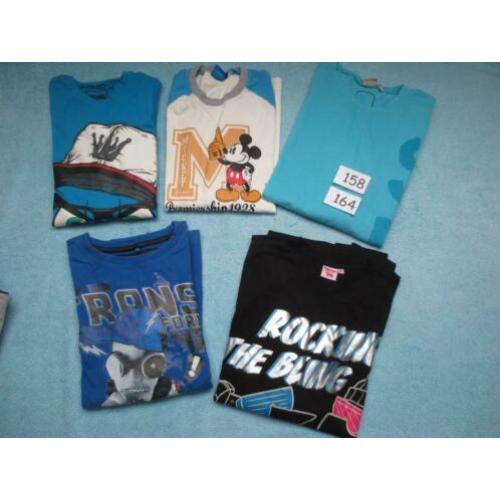 maat 158 vier stoere longsleeves voor 5 euro