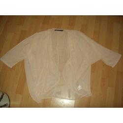 Trendy sierlijk roze chiffon tuniek vest van Steps maat XL