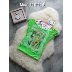 Maat 110/116 NIEUW Meisjes Zomer Top SHIALY