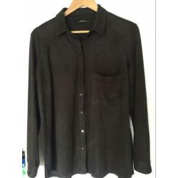 Suedine blouse