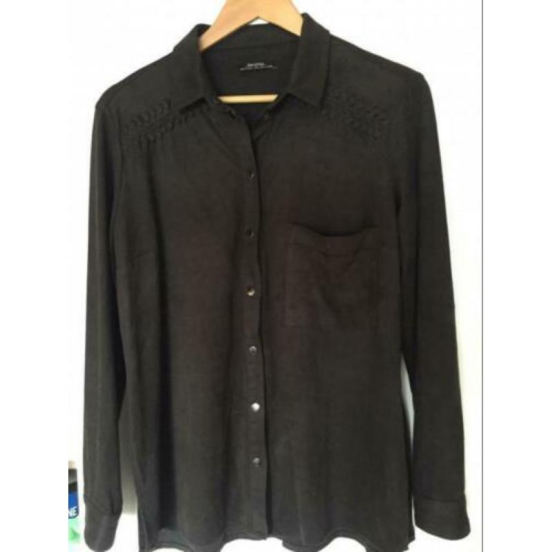 Suedine blouse