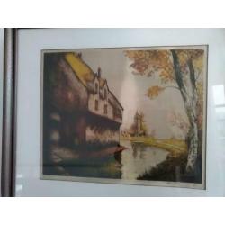Reproductie schilderij