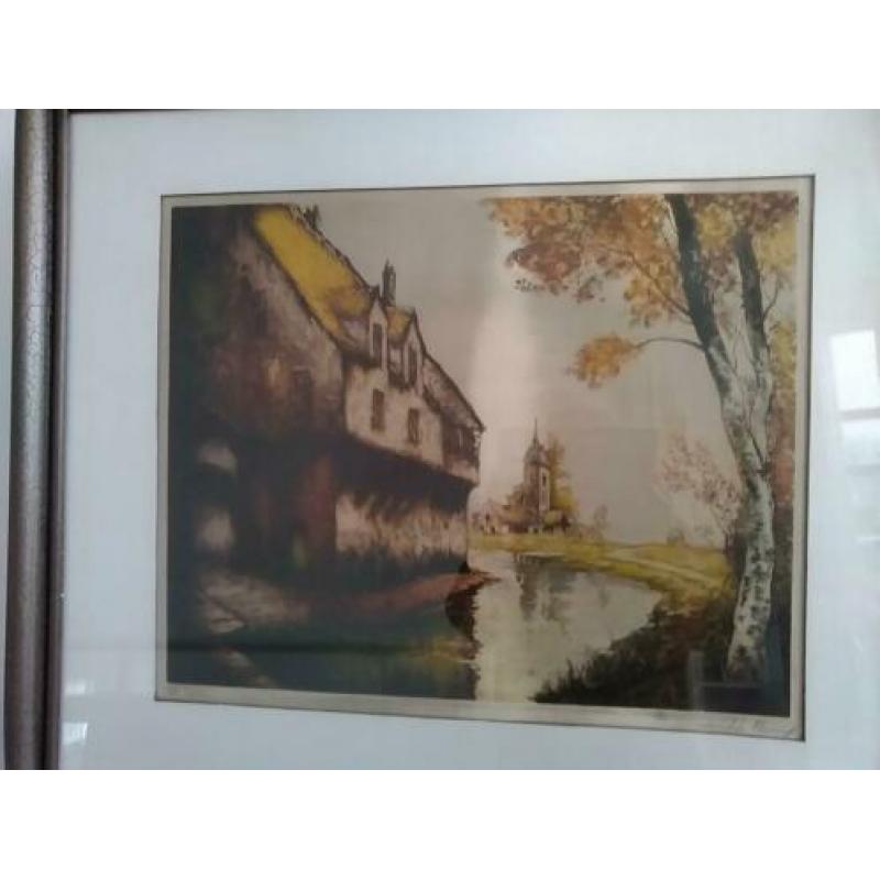Reproductie schilderij