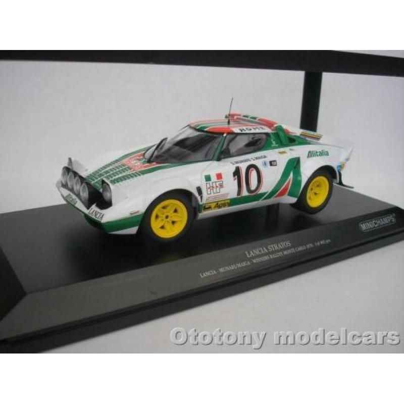 Lancia Stratos #10 Monte Carlo 1976 Munari 1/18 Minichamps