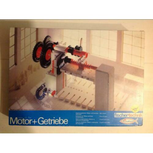 Fischertechnik Motor+Getriebe doos 30140