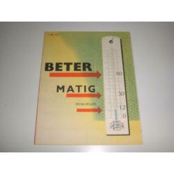 Mooie folder uit 1953 Nationale Levensverzekering bank R'dam