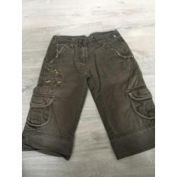 D-ZINE kuit broek bruin dikke stof nette staat mt 128 ZD