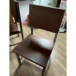 Robuuste, industriele stoelen 4 stuks