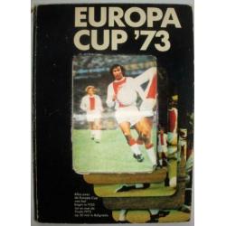 Europa Cup '73 Boek met de geschiedenis van 1955 tot 1973