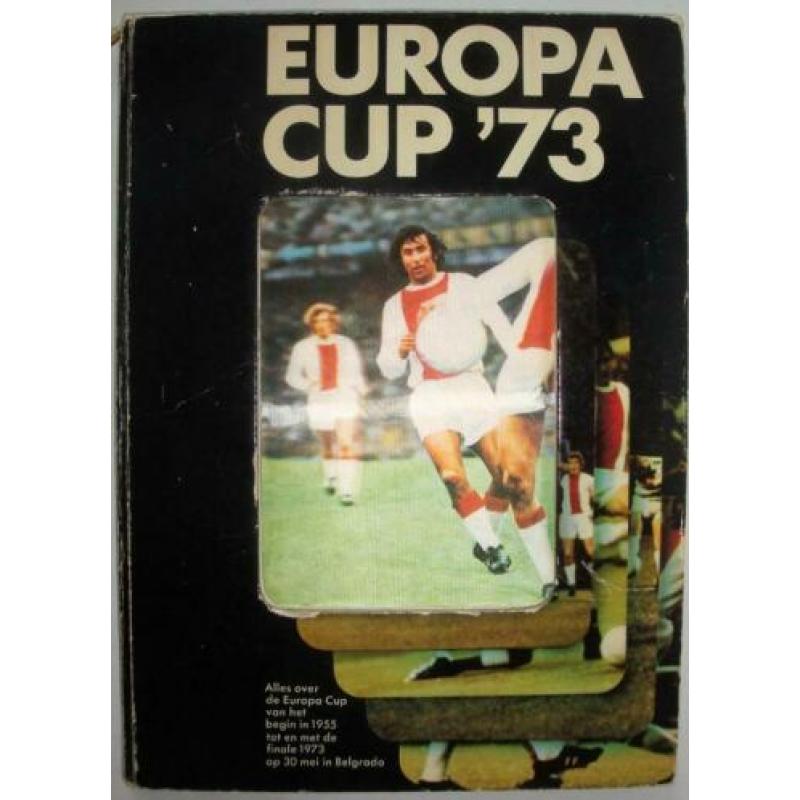 Europa Cup '73 Boek met de geschiedenis van 1955 tot 1973