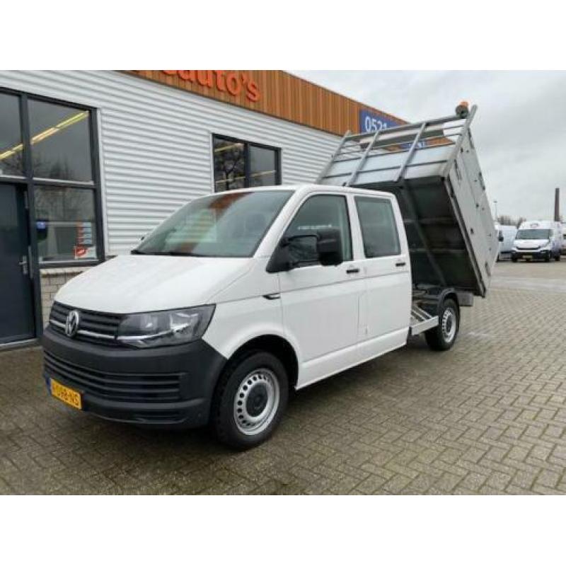 Volkswagen Transporter 2.0 TDI L2H1 DC 6 persoons pickup kip