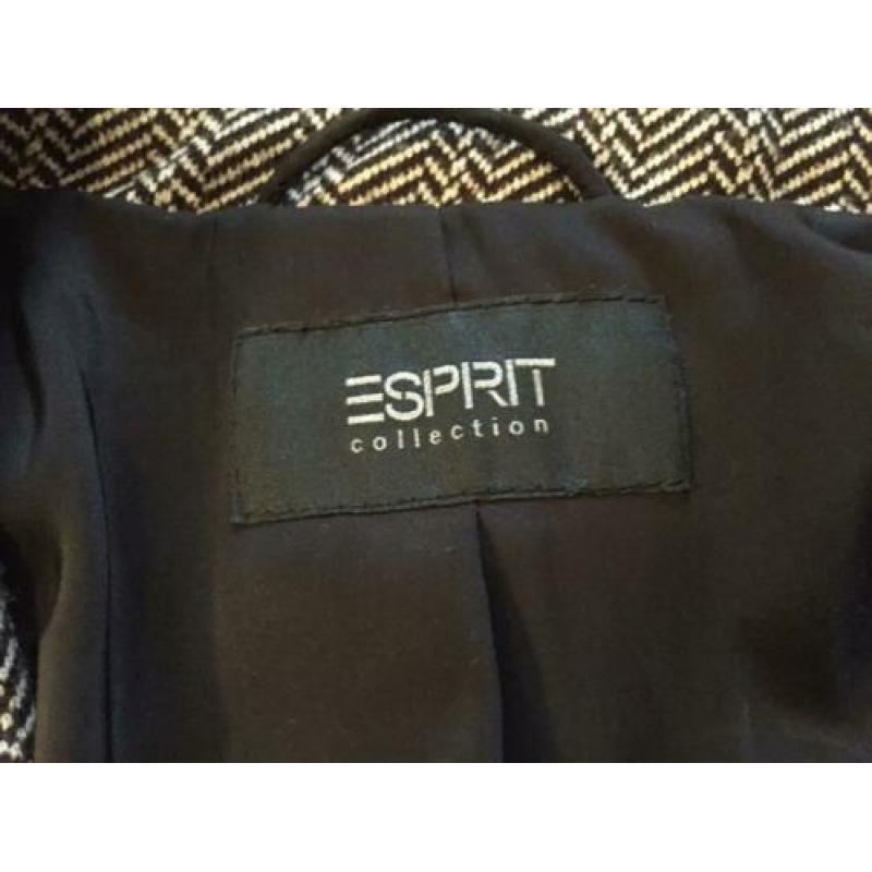 Esprit bruine wollen blazer - maat 38