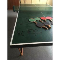 Opvouwbare Tafeltennis tafel.
