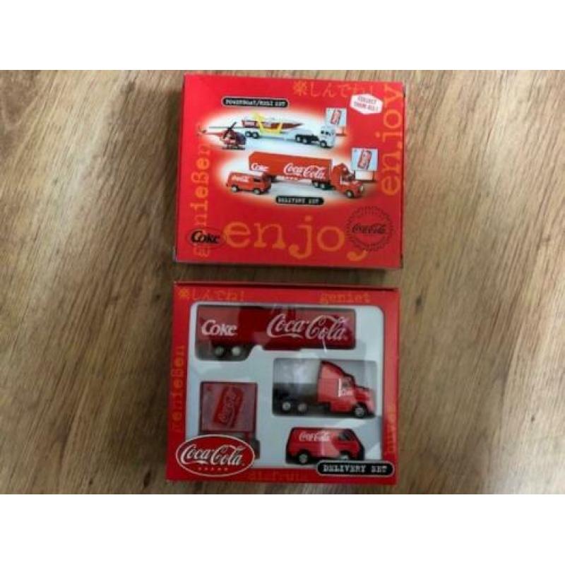 diverse setjes Coca-Cola auto''s