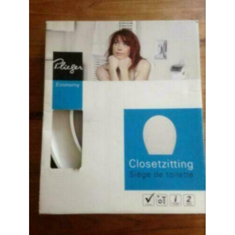 Plieger closetzitting/wc bril wit ( nieuw)