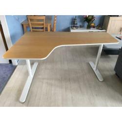 BEKANT Ikea hoekbureau links 160x110 cm